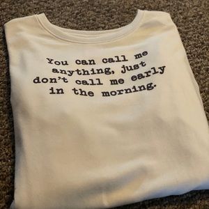 Cozy lite weight sweater.